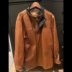 Mens leather jacket